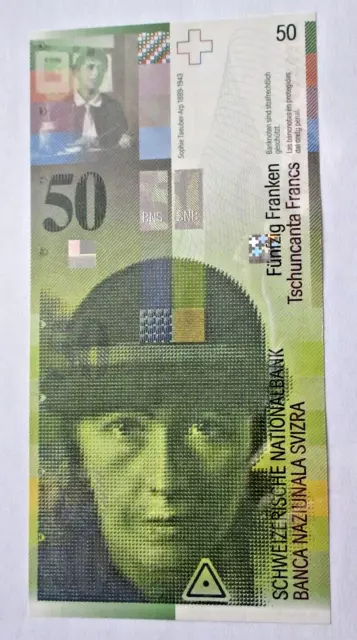 WORLD BANKNOTES(item1631) SWITZERLAND 50 FRANKEN 2012 P71e UNCIRCULATED.