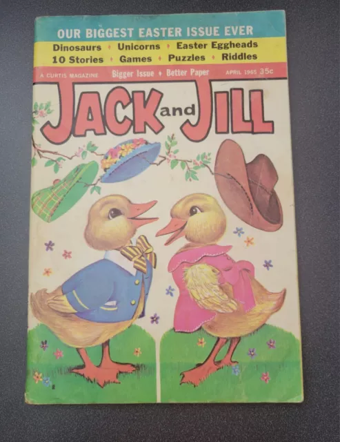 Jack and Jill Magazine Easter Issue April 1965 "Biggest Issue Ever"