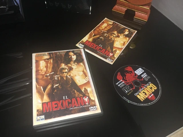 EL MEXICANO DVD Once Upon A Time In Mexico Antonio Banderas Salma Hayek el-mexicano-dvd-once-upon-a-time-in-mexico-antonio-banderas-salma-hayek
