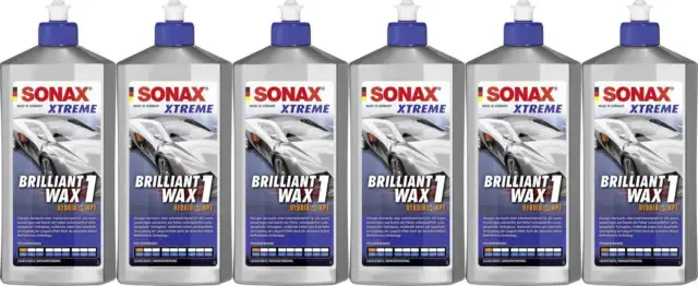 Sonax XTREME BrilliantWax 1 500 ml set VPE 6 pezzi 02012000