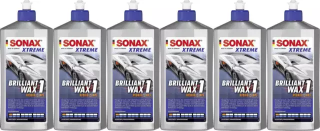 Sonax XTREME BrilliantWax 1 500 ml set VPE 6 pezzi 02012000