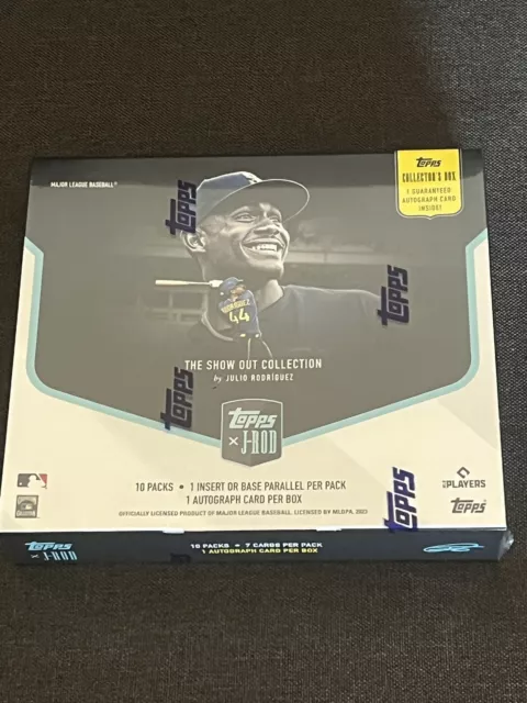 2023 JULIO Rodriguez X Topps Collector's Hobby Box - Factory Sealed