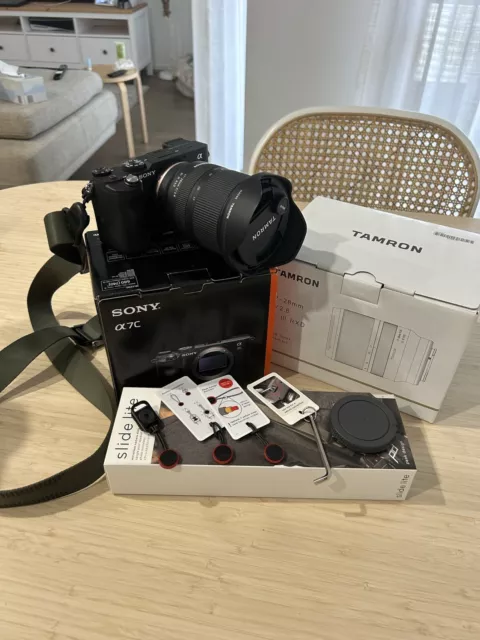 Sony A7C with Tamron 17-28mm F/2.8 Lens + Peak Design Strap