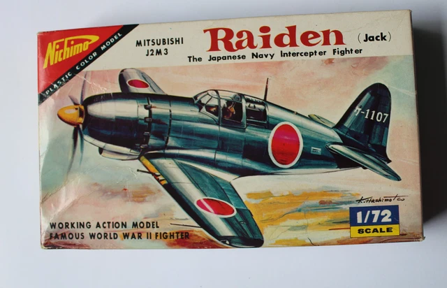 FLUGZEUG MODELLBAUSATZ 1:72 Japan Propellerflugzeug Nichimo Raiden ohne ...