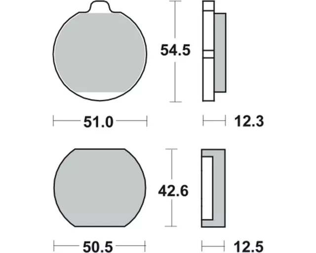 plaquettes de frein TRW MCB 79