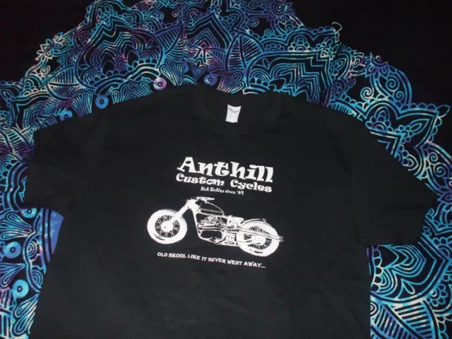 Anthill Custom Cycles T-shirt Vintage Chopper Bobber Groovy Funky... ;-)