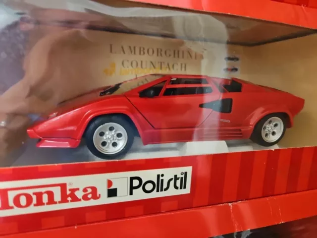 Tonka Polistil 1/16 Scale Lamborghini Countach red. (Free Delivery)
