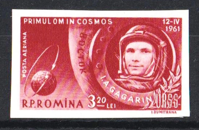 RUMÄNIEN Nr. 1964 "1. bemanntes Raumschiff", ungezähnt, **postfrisch