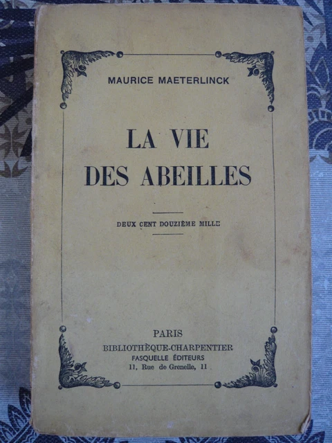 Maeterlinck La Vie Des Abeilles – édition Originale Japon – Reliure Maroquin