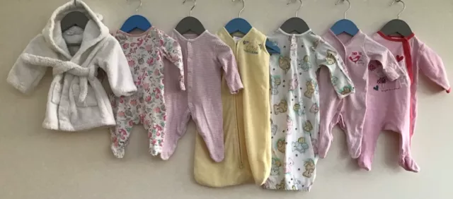 Baby Girls Bundle Of Clothing Age 0-3 Months John Lewis Mothercare M&Co