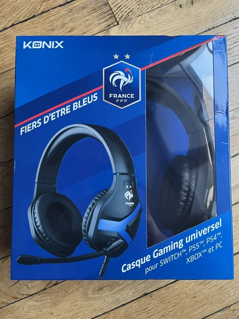 Casque Gaming Konix Hexagone FFF 7.1 pour Switch, PS4 & PC Neuf sous blister