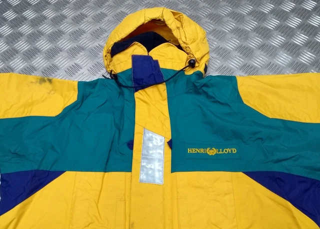 Vintage Henri Lloyd Açores Voile Veste Foul Temps Imperméable Active SPORTS 3