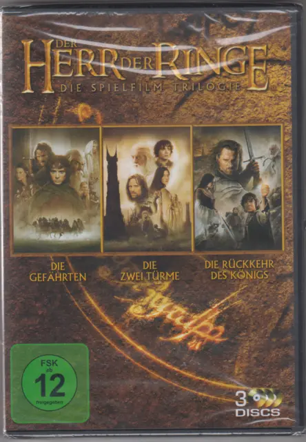 Der Herr der Ringe 1+2+3 - Die Spielfilm Trilogie ( 3-DVD - Box )