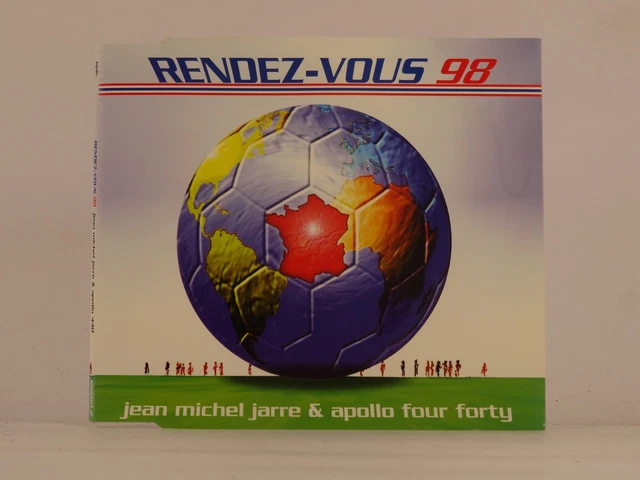 Jean Michel Jarre & Apollo 440 Rendez Vous 98 JEAN MICHEL JARRE & APOLLO FOUR FORTY RENDEZ VOUS 98 (G85) 3 Track CD