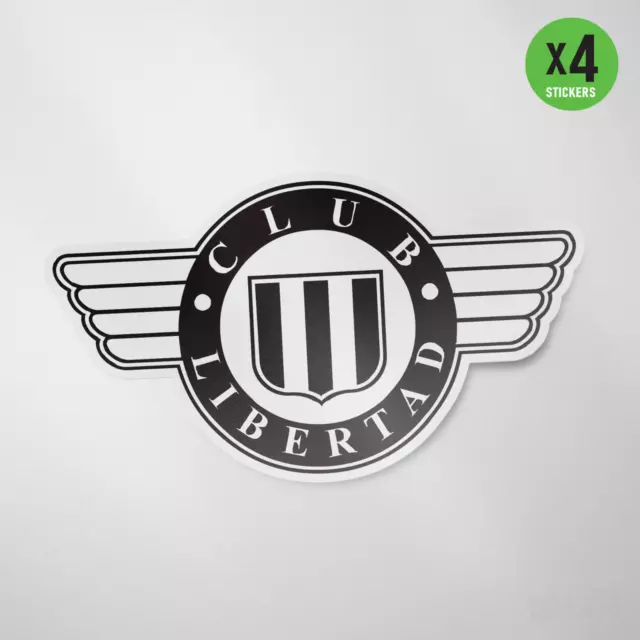 (4 Pack) Club Ferro Carril Oeste Argentina Vinyl Sticker Decal Calcomania  Futbol
