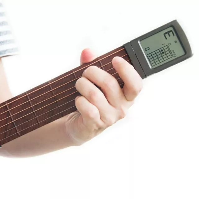 Solo Portable Pocket Guitar Chord Trainer Gadget Tool Frets Practice Instrument 2