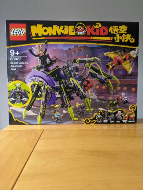 Lego Monkie Kid : Spider Queen’s Arachnoid Base (80022) BRAND NEW & RETIRED SET