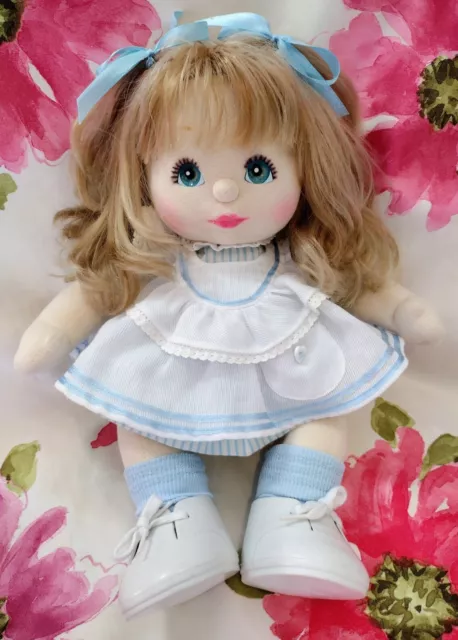 My Child Doll Mattel 1985- Ash Blonde with Aqua eyes- Original Outfit