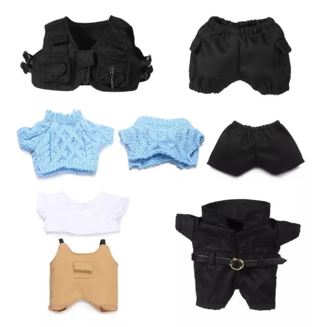 Doll Clothes Overalls Shorts Suit Knitted Sweater Clothes Dolls Cartoon Sweater