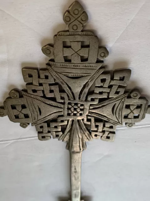 Ethiopian  Coptic Cross Pendant Ethiopian jewelry christian pendant silver cross