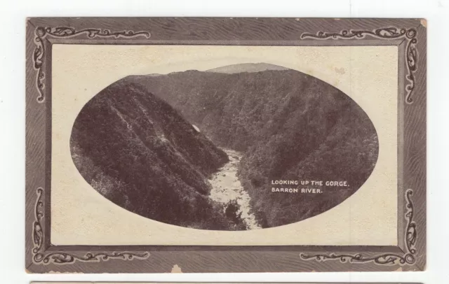 Queensland circa 1910 postcard showing Barron River Gorge