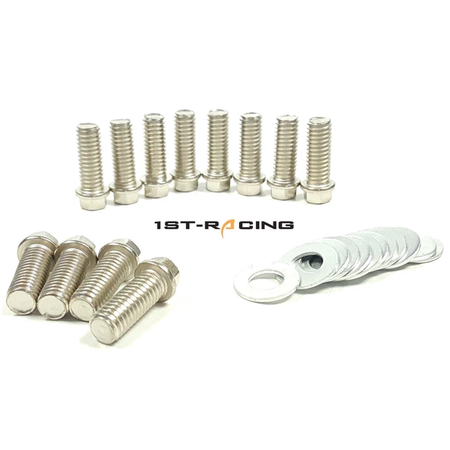EXHAUST MANIFOLD Header Flange Bolts 3/816 For Chevy SBC 265 283 350