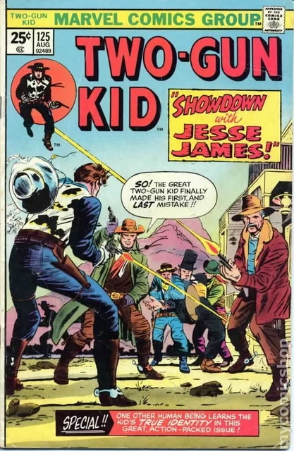 Two-Gun Kid #125 FN+ 6.5 1975 Stock Image