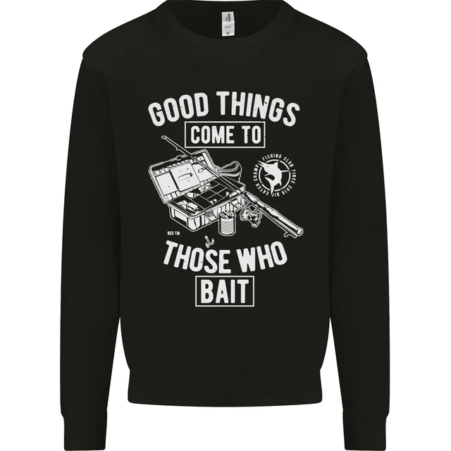 Funny Fishing Those Who Bait Fisherman Kids Sweatshirt Jumper