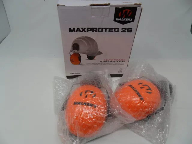Walkers Max Protect Helmet Mounted Passive Safety Muffs Sz.Small  [inv655m]