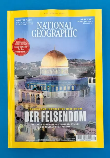 National Geographic September 2023 ... Der Felsendom ... NEU+ungelesen