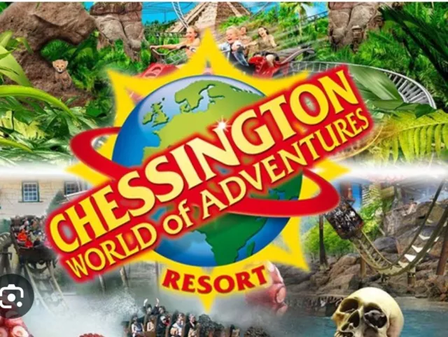 1 X Chessington World Of Adventure E-ticket 14th Oct - Sat - Fast Email