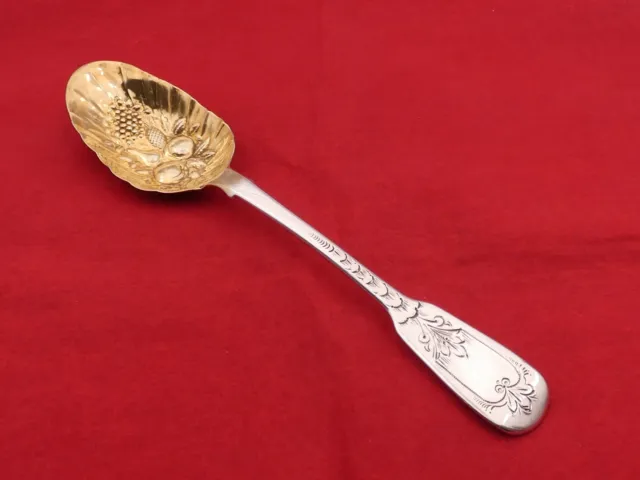 1828 English Sterling Silver Wm. Eley Beautiful Serving Spoon JL-31