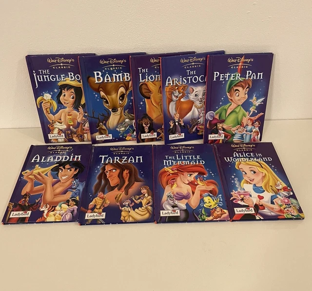 LADYBIRD. WALT DISNEY'S Classic Books. 2003. 9 Books. VGC £12.99 ...