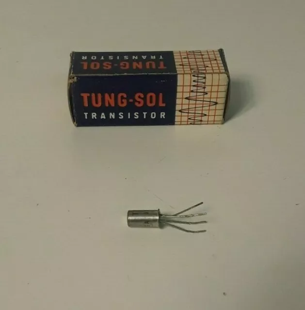 Vintage Tung Sol ET-12 RF-1F AMP Mix/Conv PNP Transistor