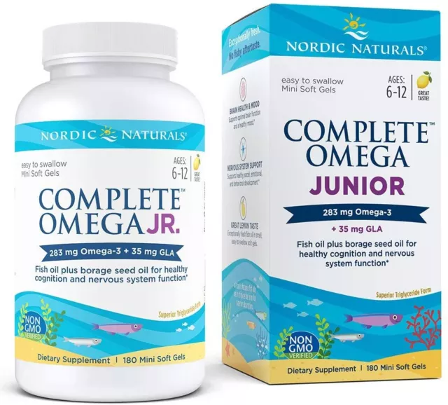 Nordic Naturals Complete Omega Junior, 180 capsule