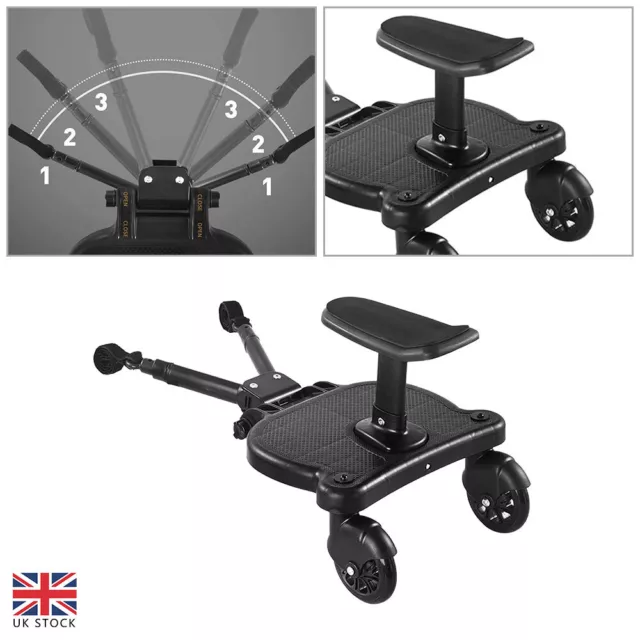 BUGGY STAND BOARD With Seat Stroller Pram Pushchair Connect Load