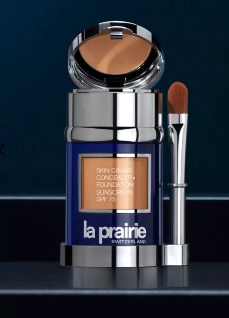 la prairie skin caviar concealer foundation W-30 Golden Beige NEW