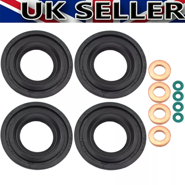 O Ring Washer Fuel Injector Seal Kit For Citroen Ford Transit 2.2 2.4 3.2 TDCi