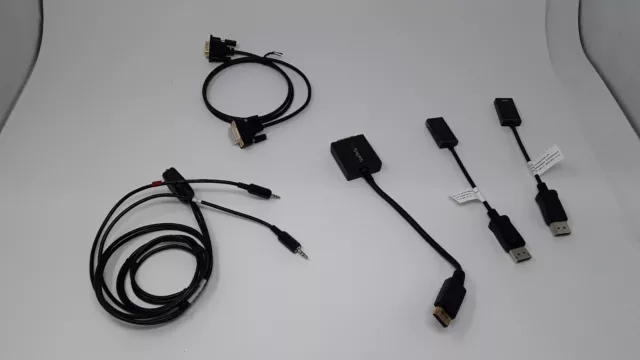 Lot of Cables DPI HDMI Dongles Startech Display port to DVI Adaptors Cables More