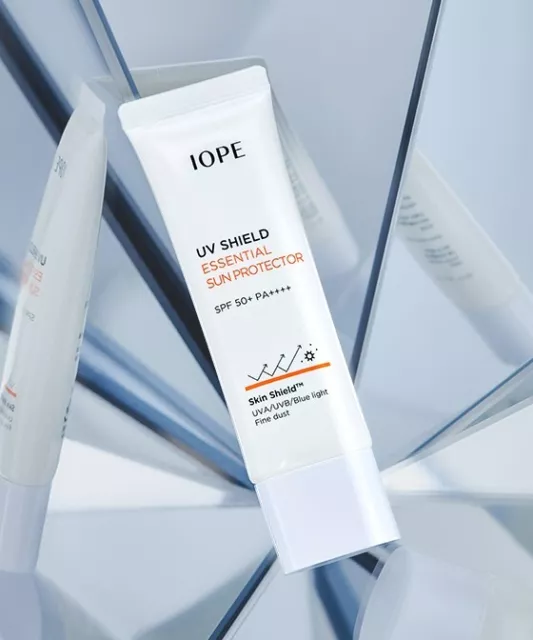 SCUDO UV IOPE PROTEZIONE SOLARE ESSENZIALE SPF 50+ PA+++ 50 ml, KBeauty, campione