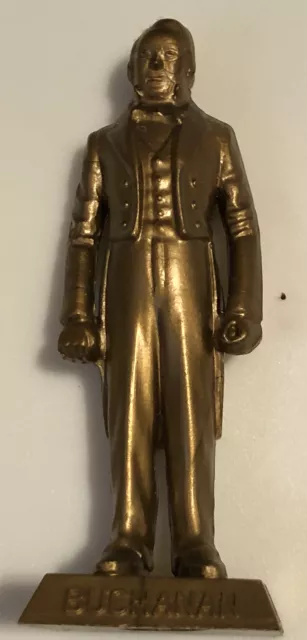 Vintage Marx Toys Presidents James Buchanan Gold Colored