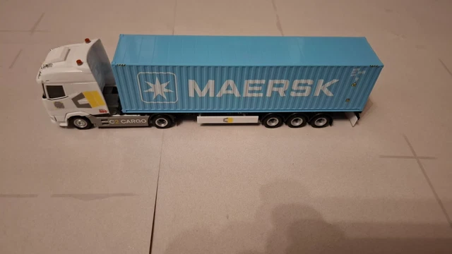 HERPA 1/87 Volvo FH Gl. XL 2020 semirimorchio portacontainer Acargo 10
