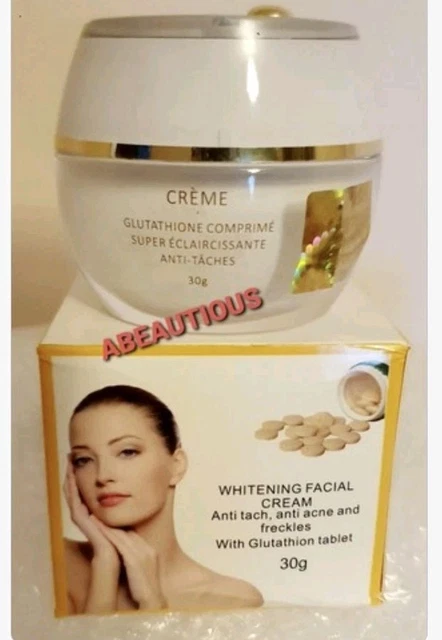 GLUTATHIONE COMPRIME SUPER Fort Strong Whitening Face Cream 23.99 -  PicClick UK