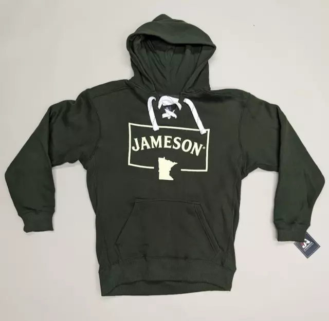 Jameson Irish Whiskey Minnesota Medium M Hooded Sweatshirt Hoodie Pullover MN