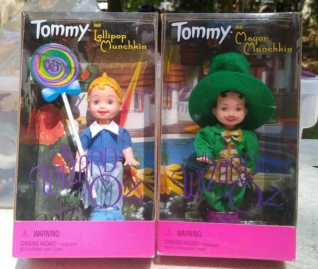 Barbie Wizard Of OZ Tommy as Lollipop & Mayor Munchkin Lot New in Box