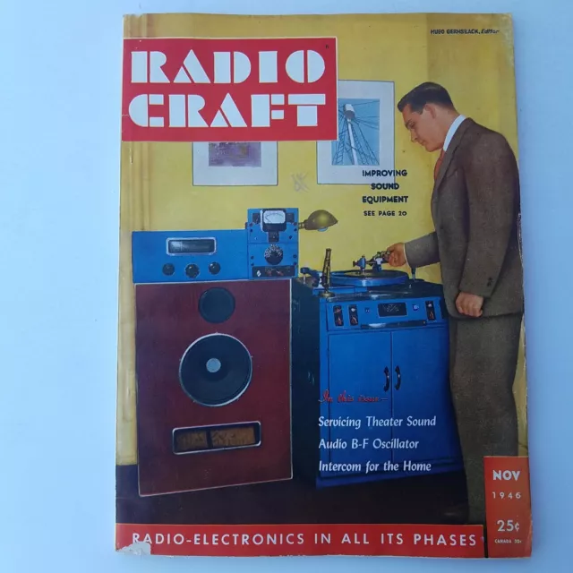 Radio Craft Magazine November 1946 Volume XVIII No. 2