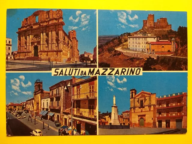 Saluti da Mazzarino (Caltanissetta). Vedutine.