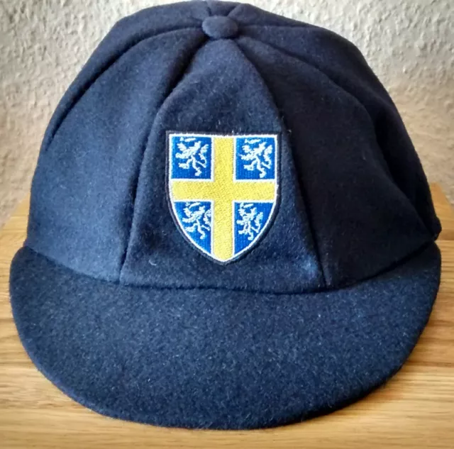 Trad. English Style Durham CCC Navy Blue Woollen Cricket Caps L & XL @ £17.95p