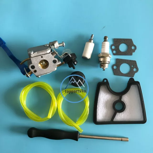 Carburetor & Fuel Line Kit Husqvarna 125B 125BX 125BVX Blower ZAMA C1Q-W37 carb