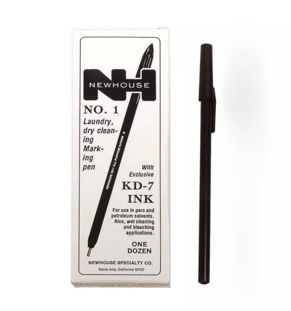 Kd-7 Newhouse Laundry Marking Pens - 12 Pcs.